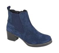 Cipriata ALESSINA L541 Ladies Real Suede Memory Foam Inside Zip Ankle Boots