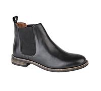 (3 UK) Cipriata Womens Smart Chelsea Ankle Boots Black