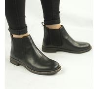 Cipriata ALEXANDRA Womens Leather Slip On Chelsea Boots Black - UK 6