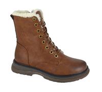 Cipriata ANDRETTA L537BT Ladies Memory Foam 8 Eyelet/Zip Warm Lined Ankle Boots