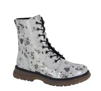 Cipriata Annetta Ladies' 8 Eyelet Lace Up Inside Zip Combat Boots