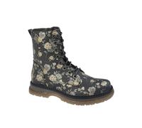 Cipriata Annetta Memory Foam Zip Boot Womens | Boots | Black/Bronze/Floral | UK Size 3