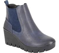 Cipriata Annina Womens Wedge Ankle Boots | Boots | Navy Blue | UK Size 5