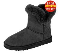 Cipriata Atea Womens Thermal Fashion Designer Slip-On Ankle Boots Black