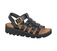 Cipriata Azia L415 Ladies Holiday Summer T-Bar Halter Back Buckle Wedge Sandals
