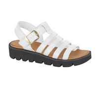 Cipriata Azia L415 Ladies Holiday Summer T-Bar Halter Back Buckle Wedge Sandals