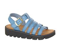 Cipriata Azia L415 Ladies Holiday Summer T-Bar Halter Back Buckle Wedge Sandals