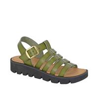 Cipriata Azia Ladies' T-Bar Halter Back Chunky Wedge Sandals