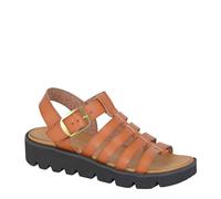 Cipriata Azia Ladies' T-Bar Halter Back Chunky Wedge Sandals