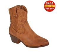 Cipriata BERTILLA L717 Ladies Memory Foam Inside Zip Western Cowgirl Ankle Boots