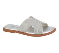 Cipriata CELINA L655 Ladies Diamante Jewelled Slip-On Summer Smart Mule Sandals