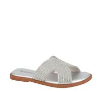 Cipriata Celina Ladies' Jewelled Mule Flat Slip On Sandals