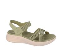 Cipriata L815 Eletta Ladies Womens Touch Fastening Elasticated Crossover Sandal (Sage Green, UK Footwear Size System, Adult, Women, Numeric, Medium, 7)