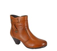 Cipriata Claretta Ladies' Leather Inside Zip Heeled Ankle Boots