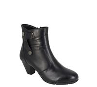 Cipriata Claretta Ladies' Leather Inside Zip Heeled Ankle Boots