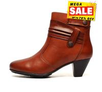 Cipriata Claretta MEMORY FOAM Womens Ankle Boot Tan