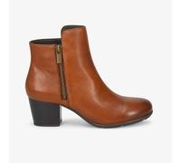 Cipriata Cleope Memory Foam Womens Ankle Boots | Slip On Shoes | Tan | UK Size 8