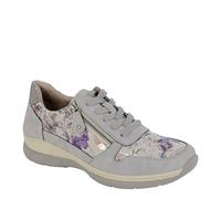 Cipriata Clita Ladies' Lace & Zip Floral Print Fashion Trainers