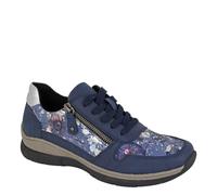 Cipriata Clita Ladies' Lace & Zip Floral Print Fashion Trainers