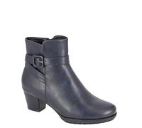 Cipriata Clodia Ladies' Zip Up Buckle Strap Heeled Ankle Boots