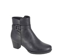 Cipriata Clodia Ladies' Zip Up Buckle Strap Heeled Ankle Boots