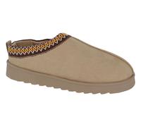 Cipriata DANA LS184BES Beige Microsuede Embroidered Cuff Mule Slipper