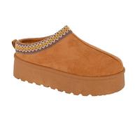 Cipriata DANILLA L570 Ladies Comfort Faux Fur Braided Cuff platform slip on mule