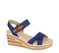 Cipriata Danta Ladies' Touch Fastening Halter Back Wedge Sandals