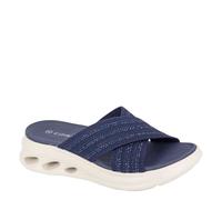 Cipriata Elina Ladies' Cross Over Diamante Slip On Mule Sandals