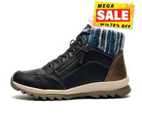 Cipriata Erte Womens Ankle Boots Thermal Warm Winter Boots Navy