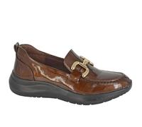 Cipriata Flor Saddle Loafers Womens Shoes | Slip On Shoes | Brown | UK Size 4