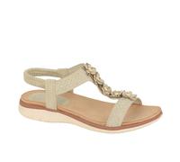 Cipriata Florence Floral Womens Sandals | Boots | Beige | UK Size 5