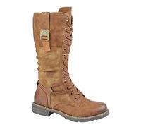 Cipriata Gabriela Womens Tall Lace Zip Boot (Tan, Numeric_3)