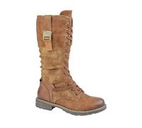 Cipriata Gabriela Womens Tall Lace Zip Boot (Tan, Numeric_8)