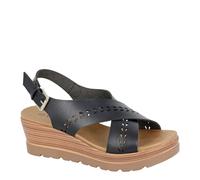 Cipriata Gavina Ladies' Cross Over Slingback Platform Sandals