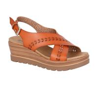 Cipriata Gavina Womens Designer Wedge Sling Back Fashion Casual Sandal Tan