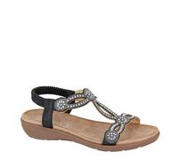 Cipriata Giada Ladies' Jewelled Elasticated Sling Back Sandals