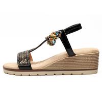 Cipriata Gilda Sandals Womens | Slip On Shoes | Black | UK Size 4