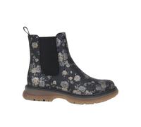 Cipriata Jessica Womens | Slip On Shoes | Black Multi Floral | UK Size 7