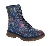 Cipriata Womens/Ladies Annetta Combat Boots (5 UK) (Black/Blue)