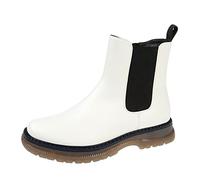 Cipriata L052G-7 Ladies Ankle Boots White PU size 7 UK