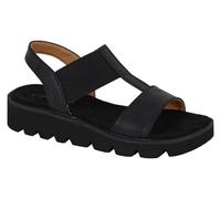 CIPRIATA L221 ALADINA Ladies Elasticated Wedge Heel Lightweight Summer Sandals