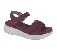 Cipriata L291BD-4 KATIA Womens Crossover Wedge Touch Fastening Sandal, Superlight Phylon Sole Merlot size 4 UK
