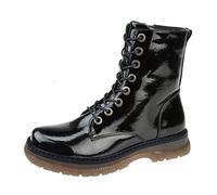 Cipriata Boots Annetta - Memory Foam Patent Zip - Womens Black Patent UK 7
