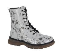 Cipriata L310LFP-6, Annetta, Womens Lace-up Fashion Boots, Grey Floral Patent, size 6 UK