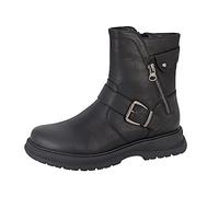 Cipriata L320A-8 Tilda, Womens Inside Zip Ankle Biker Boots Black size 8 UK