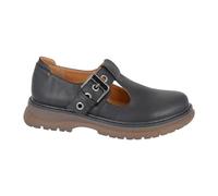 Cipriata L413A-5 CIRA Womens T-Bar Shoe, Buckle Fastening TPR Sole Black Size 5 UK