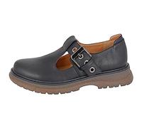 Cipriata L413A-6 CIRA Womens T-Bar Shoe, Buckle Fastening TPR Sole Black Size 6 UK