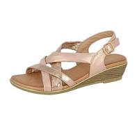 Cipriata Quarta Buckle Sandal Womens | Sandals | Rose Gold Combination | UK Size 8