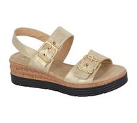 Cipriata L631BG-8 Ladies Sandal Gold Metallic size 8